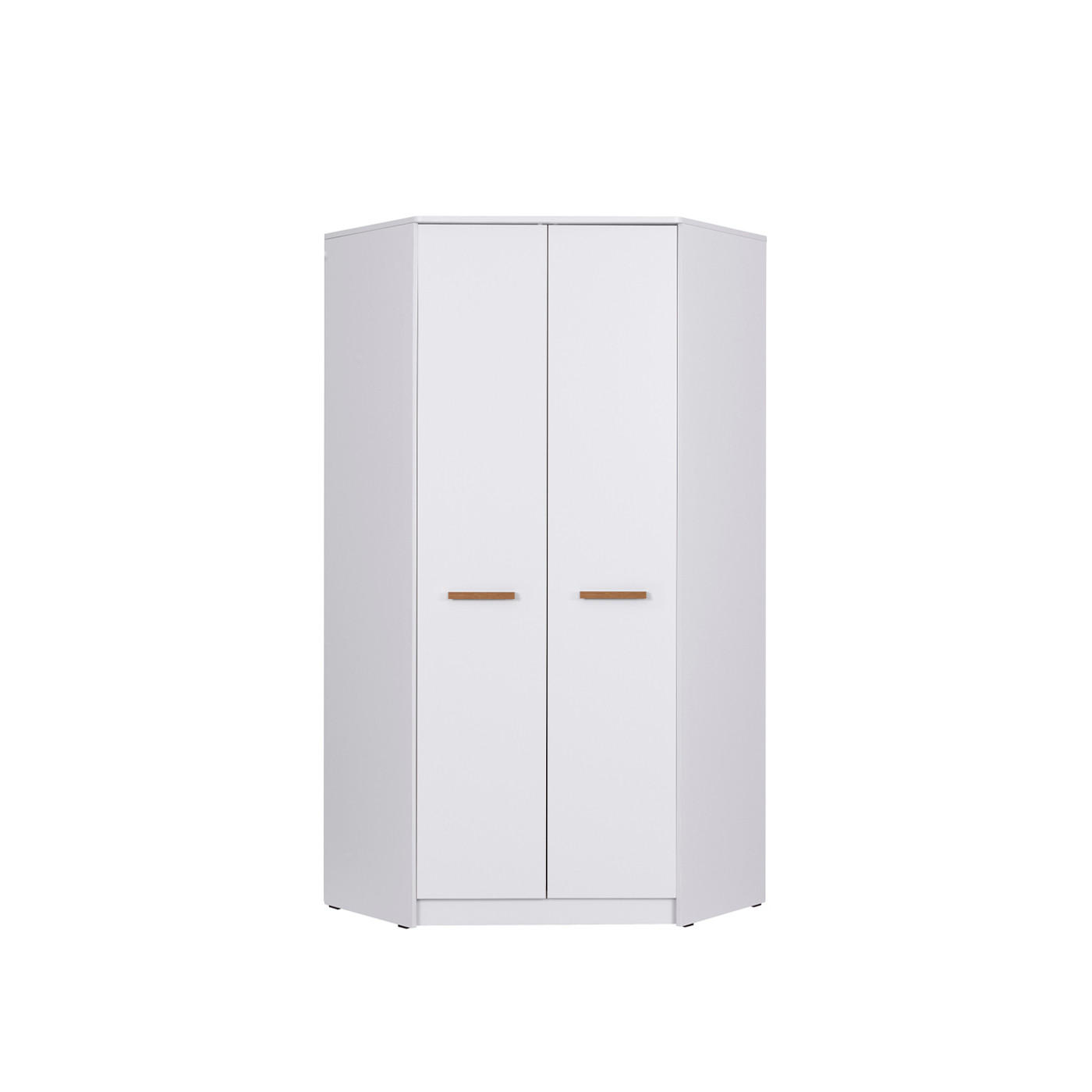 ECKSCHRANK G8/B WEIß 91/195/91 - Weiß, Holzwerkstoff (91/195/91cm) - Marmex Möbel