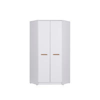 ECKSCHRANK G8/B WEIß 91/195/91 - Weiß, Holzwerkstoff (91/195/91cm) - Marmex Möbel