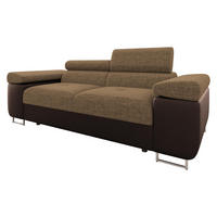 SOFA Torezio 2 - Braun, Holz/Textil (198/90/102cm) - MIRJAN24