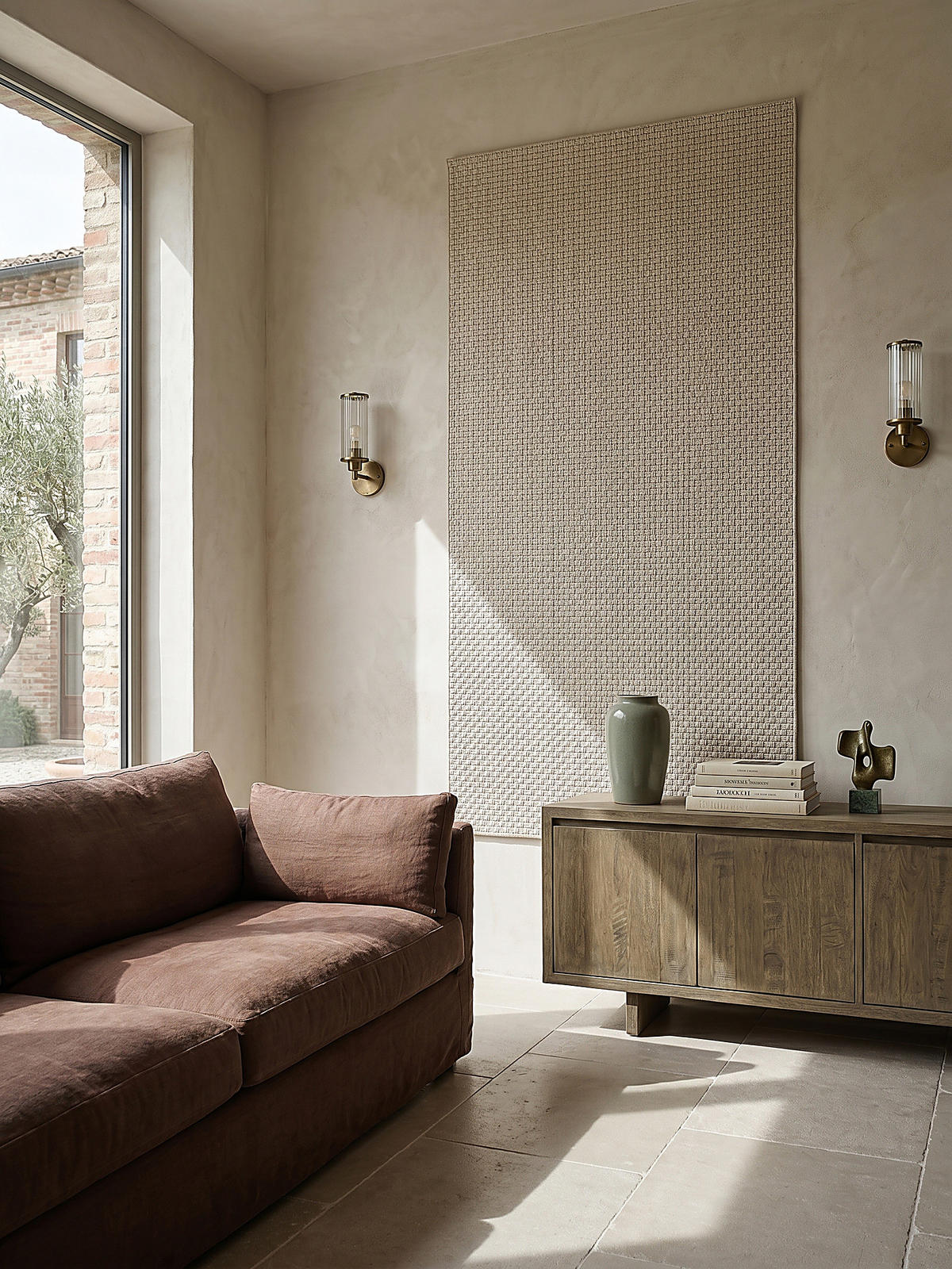 TEPPICHLÄUFER Uni BROYE Polypropylen Beige 80 x 150 cm - Beige, Textil (80/150cm) - KADIMA DESIGN