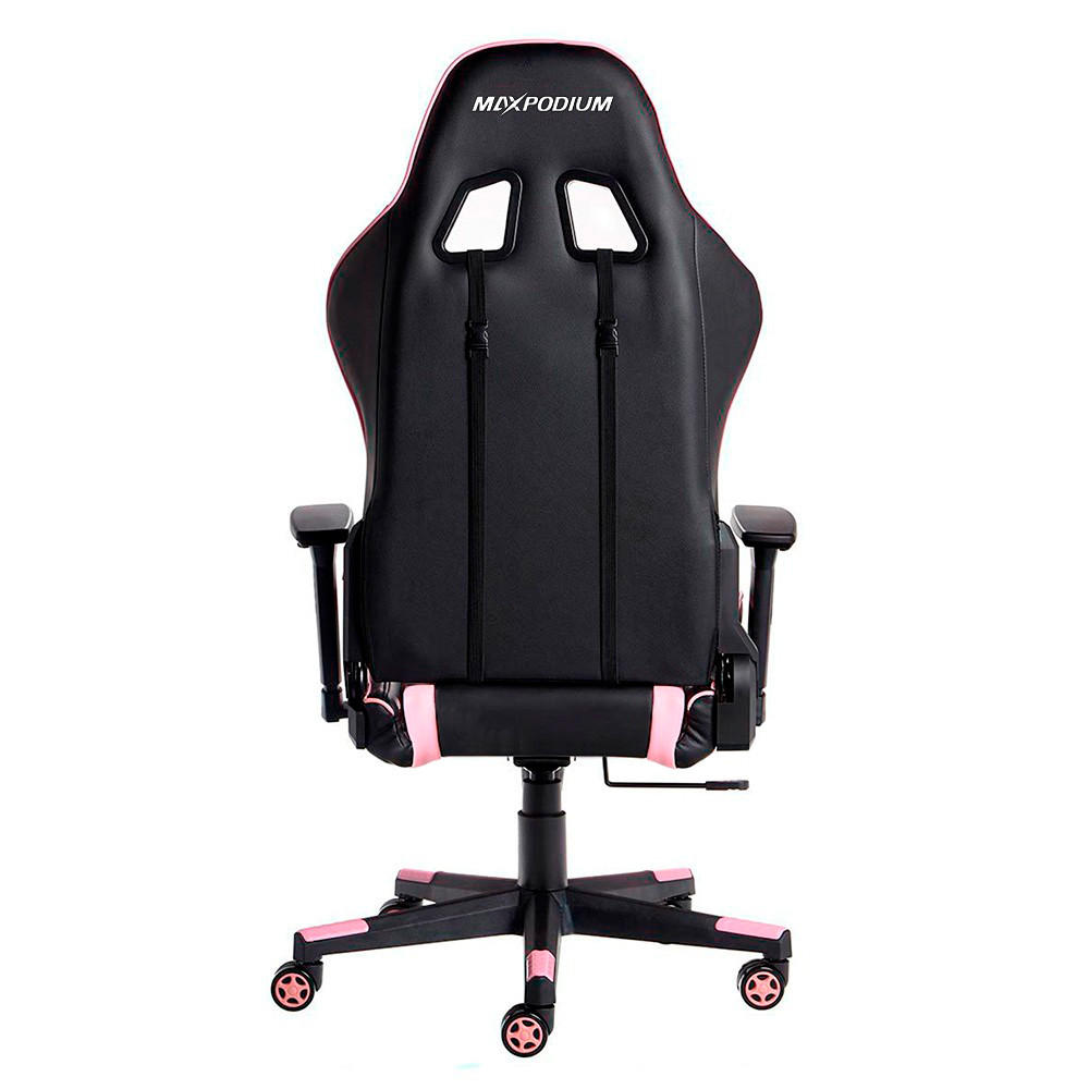 GAMING-BÜROSTUHL TACTICAL Schwarz Rosa - Pink/Schwarz, Kunststoff/Metall (55/137/50cm) - MaxPodium