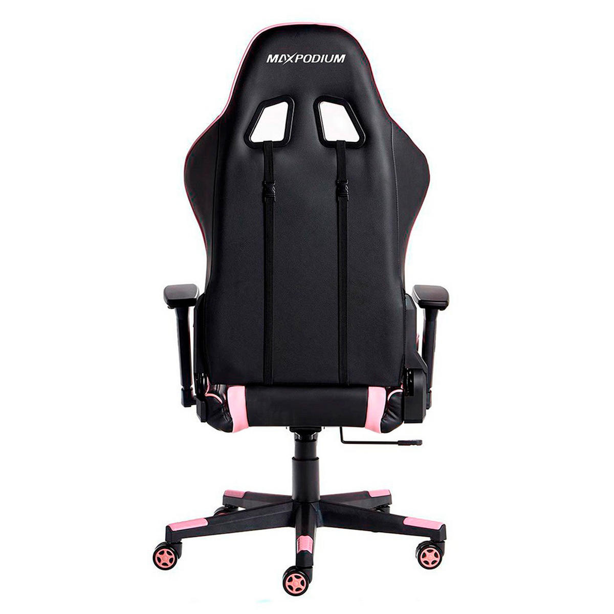 GAMING-BÜROSTUHL TACTICAL Schwarz Rosa - Pink/Schwarz, Kunststoff/Metall (55/137/50cm) - MaxPodium