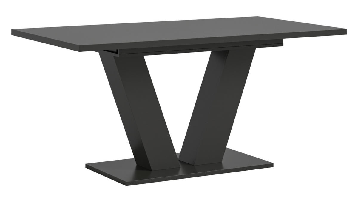 ESSTISCH grau 150 - 190 cm, Küchentisch ausziehbar - Grau, Holz/Holzwerkstoff (150/90/76cm) - Inn.Furn