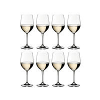 WEISSWEINGLAS Vinum, 8er Set Viognier, hochwertiges Glas, 350 ml - Transparent, Glas (0.35L) - Riedel