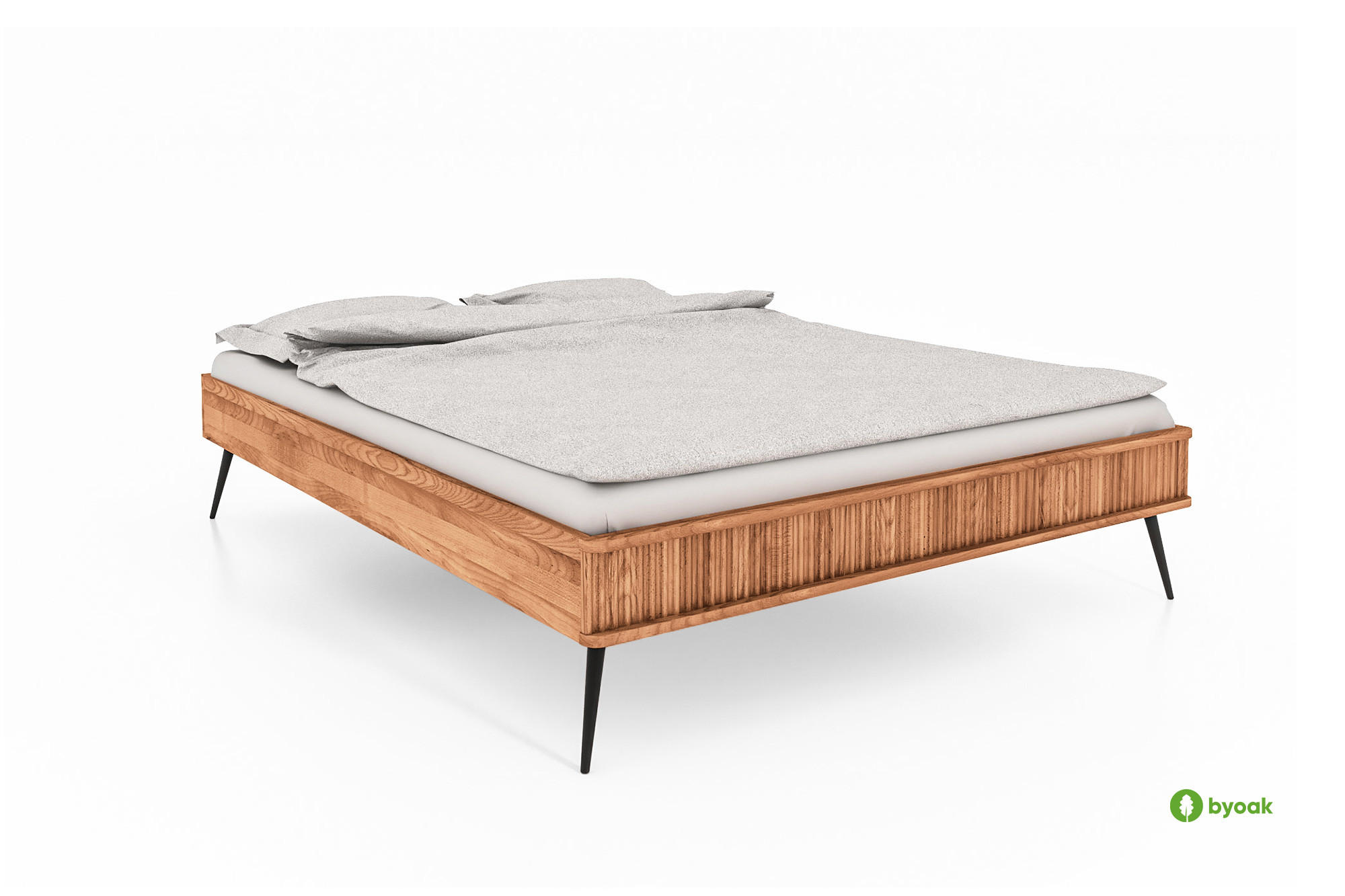 BETTGESTELL LINA 200x210 Kernbuche - Kernbuche, Holz (200/210cm) - byoak