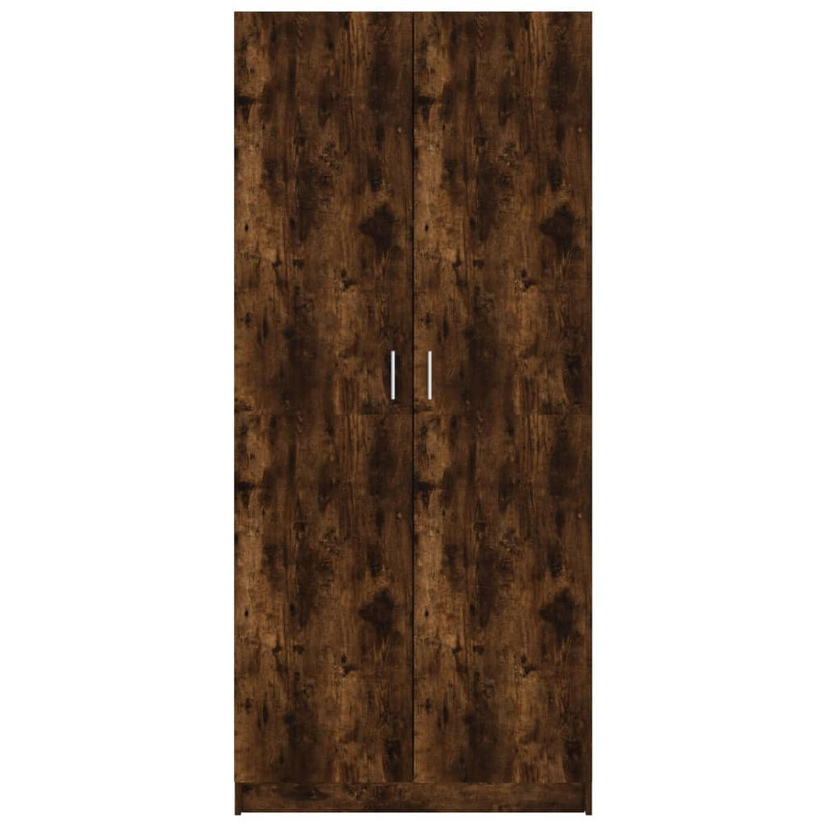 KLEIDERSCHRANK Räuchereiche 80x52x180 cm Holzwerkstoff - Braun, Holzwerkstoff (80/180/52cm) - furnicato