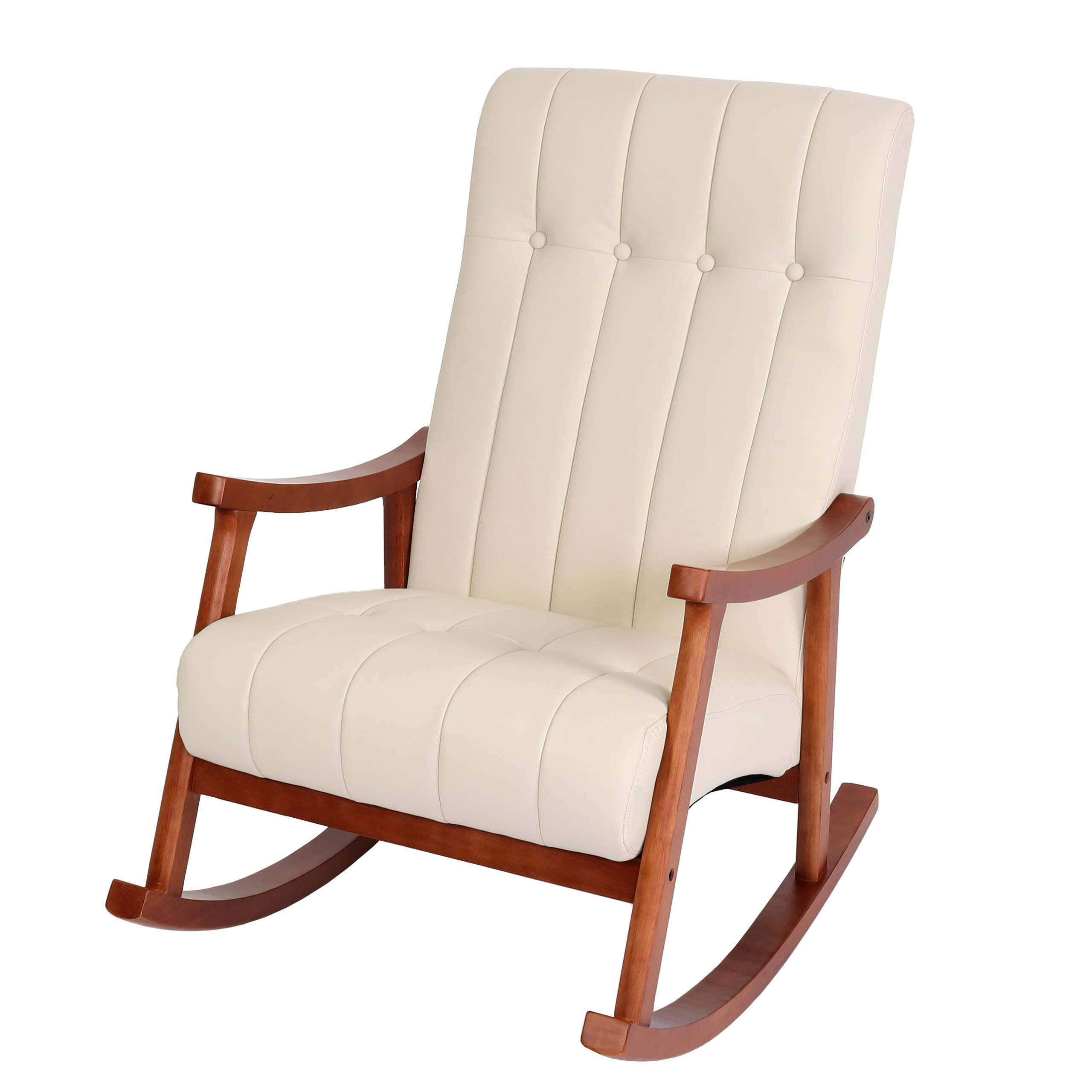 SCHAUKELSTUHL Cremeweiß - Weiß, Textil (62/97/82cm) - MCW