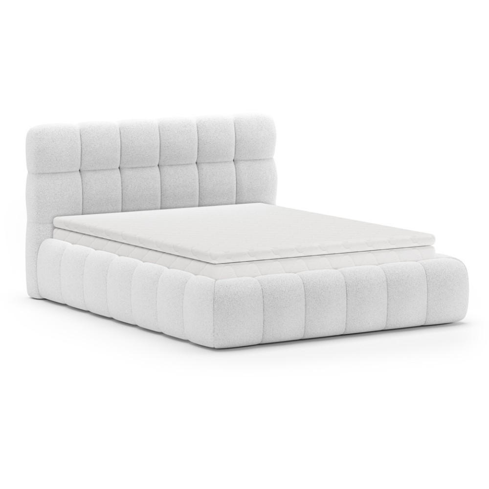Beautysofa Polsterbett Hellgrau 140x200 cm