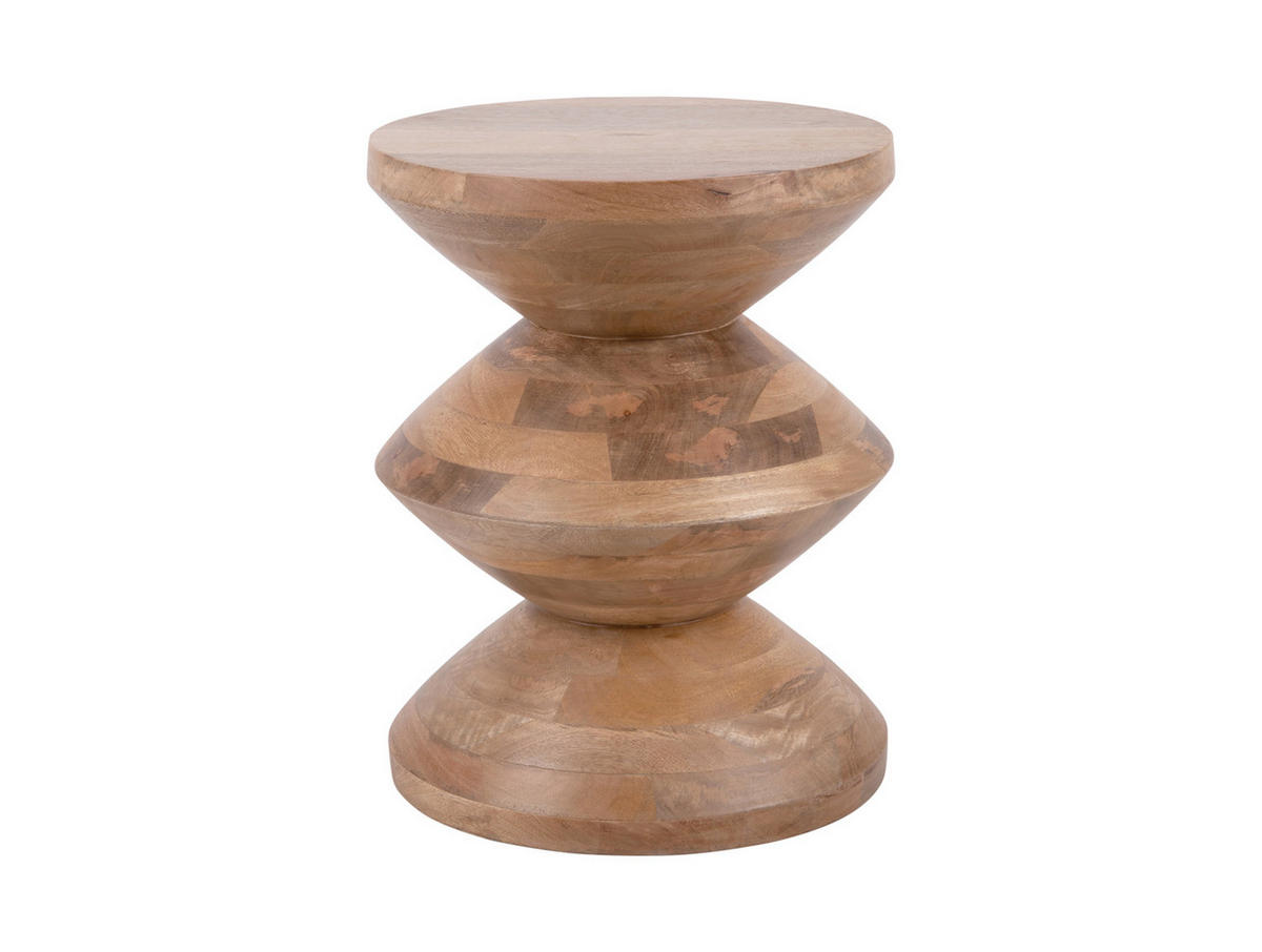 BEISTELLTISCH Totem 35/35/46 cm - Braun, Holz (35/35/46cm) - Leitmotiv