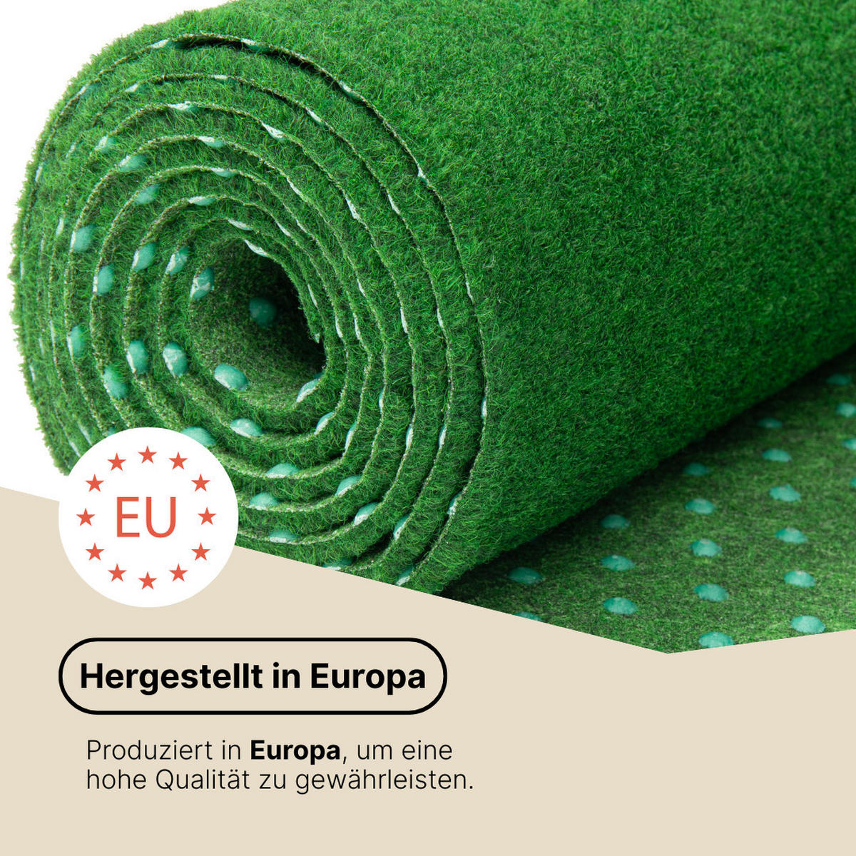 KUNSTRASEN Magic Forest 6,5 mm – Rasenteppich für Balkon, Terrasse & Garten, wetterfest 200/1300 cm - Dunkelgrün, Textil (200/1300cm) - Tapiso