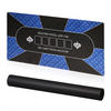 POKERMATTE - Blau/Schwarz, Wellpappe/Kunststoff (120/0.2cm) - Relaxdays