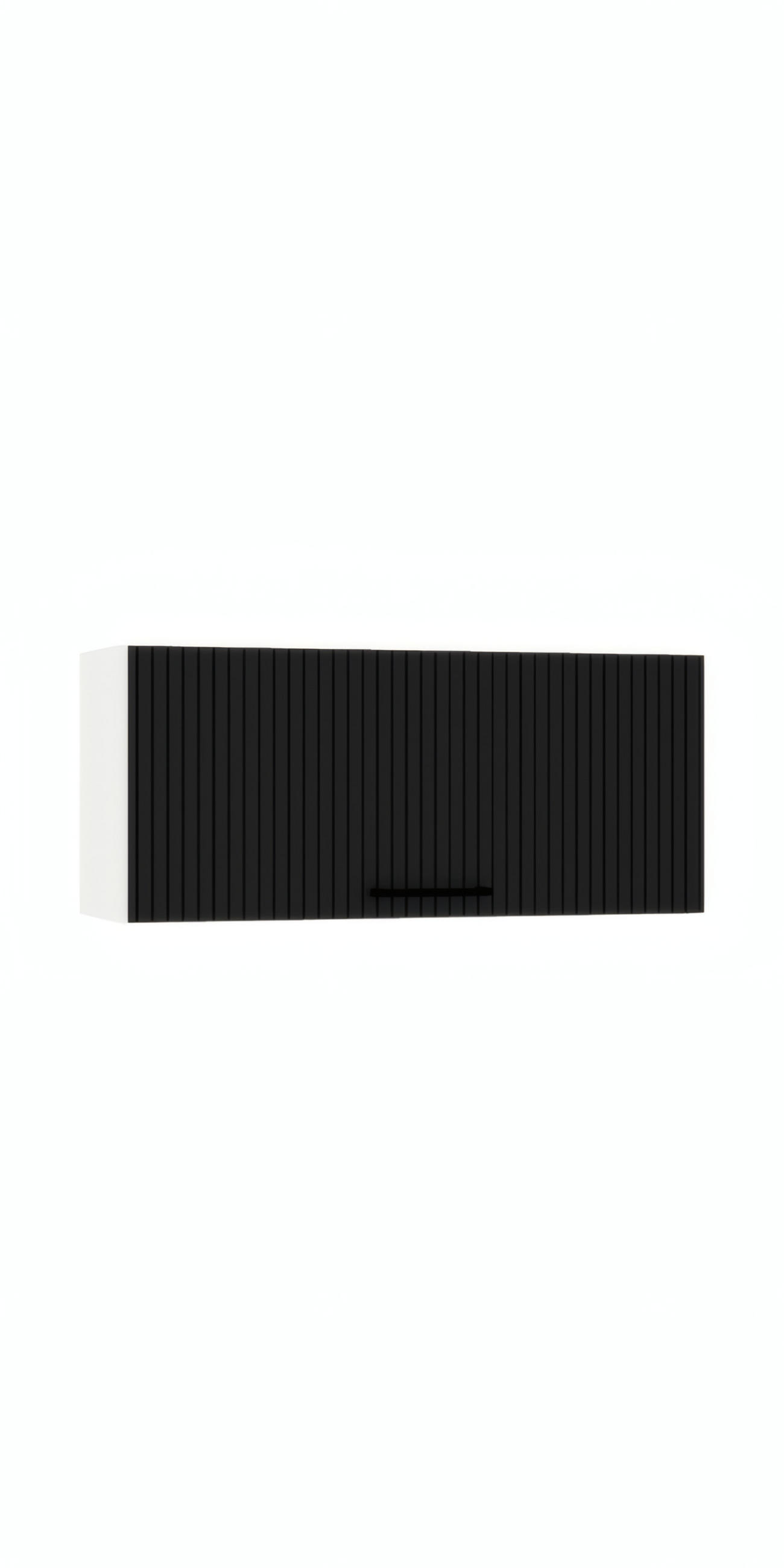HÄNGESCHRANK W80OKGR - KENDRO - Praktische Aufbewahrungsidee - Schwarz/Weiß, Holz/Metall (80/36/30cm) - ROYAL24_MARKT