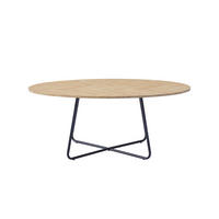 COUCHTISCH NOVARIS - Fishbone Oak, 110 x 66 cm - Braun, Holz (110/66/47cm) - Home Deluxe