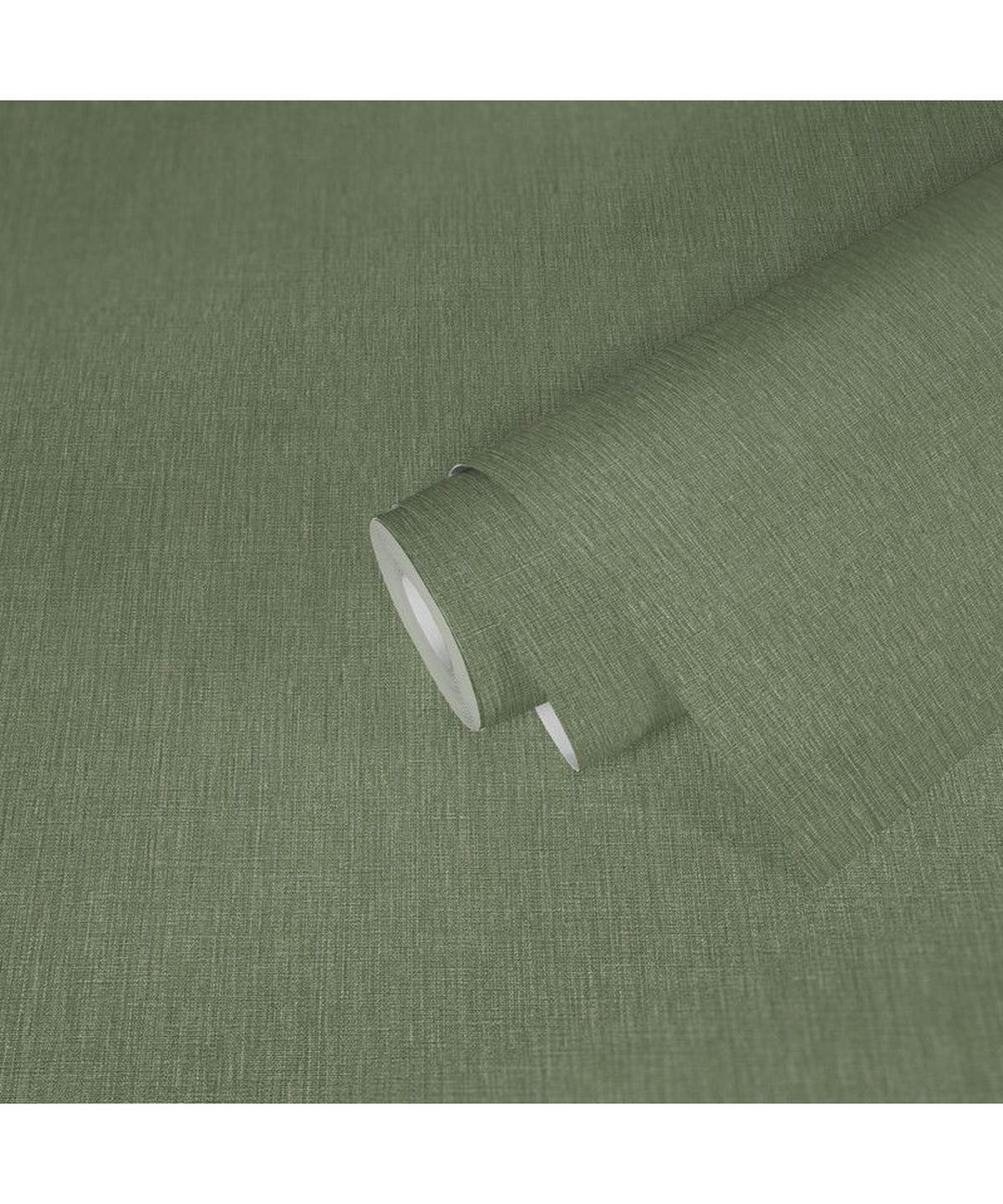 VLIESTAPETE Grün 53/1005 cm - Grün, Textil (53/1cm) - KUNSTLOFT
