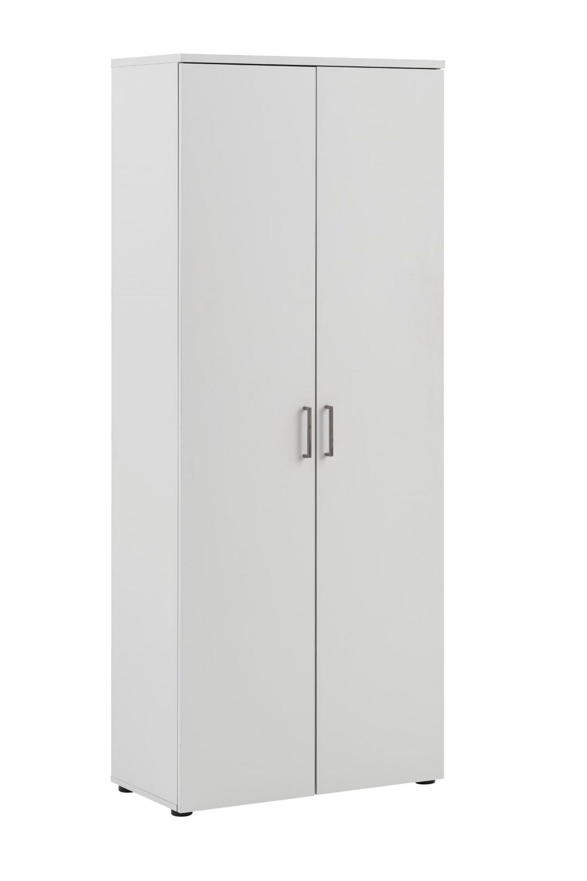 AKTENSCHRANK Hippo Large  200x80x41 cm 5 Fächern & 2 Flügeltüren Lichtgrau - Grau, Holz (80/200/41cm) - PROREGAL