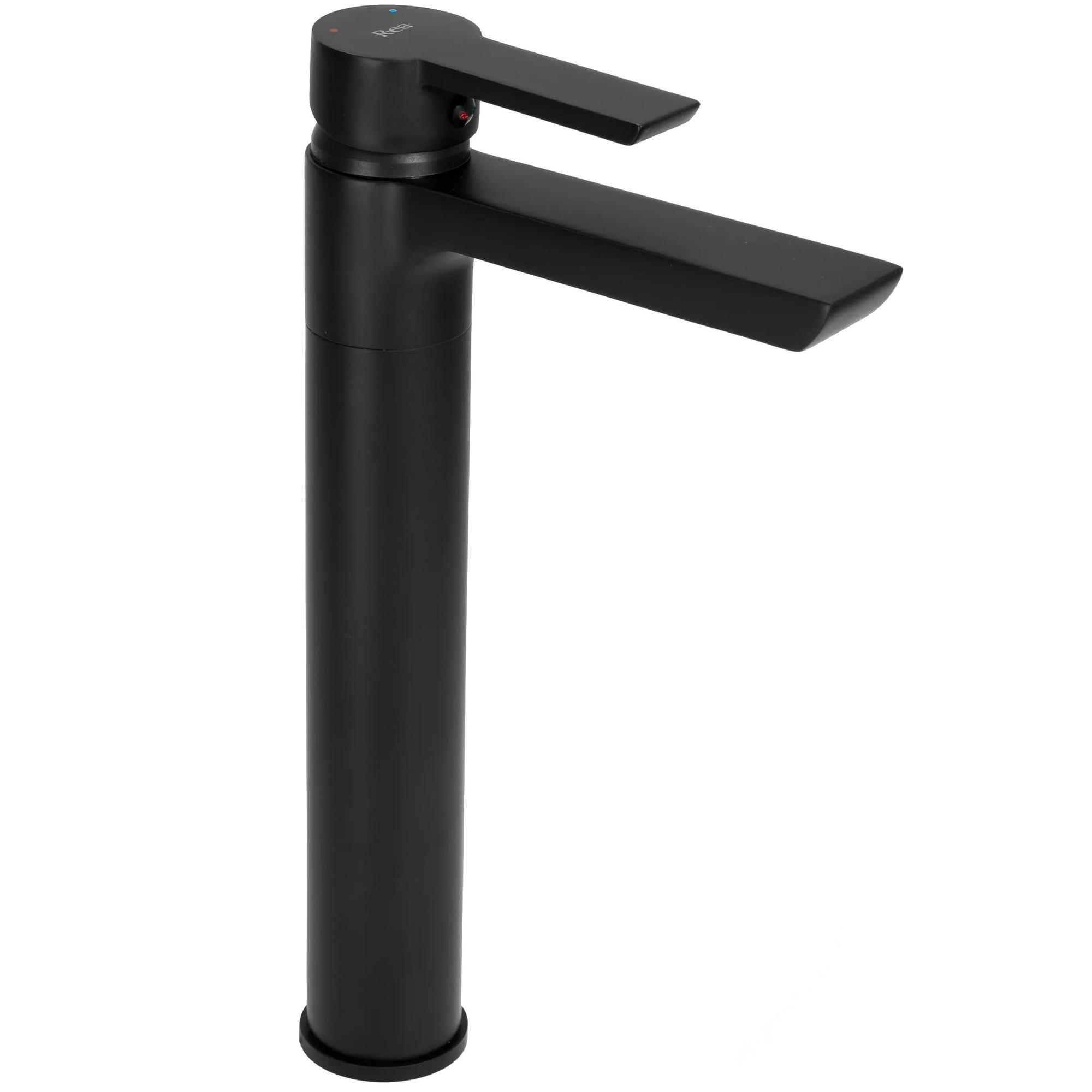 WASCHBECKENARMATUR Rea Argus Black High - Schwarz, Metall (4.5/28.5/14.5cm) - REA