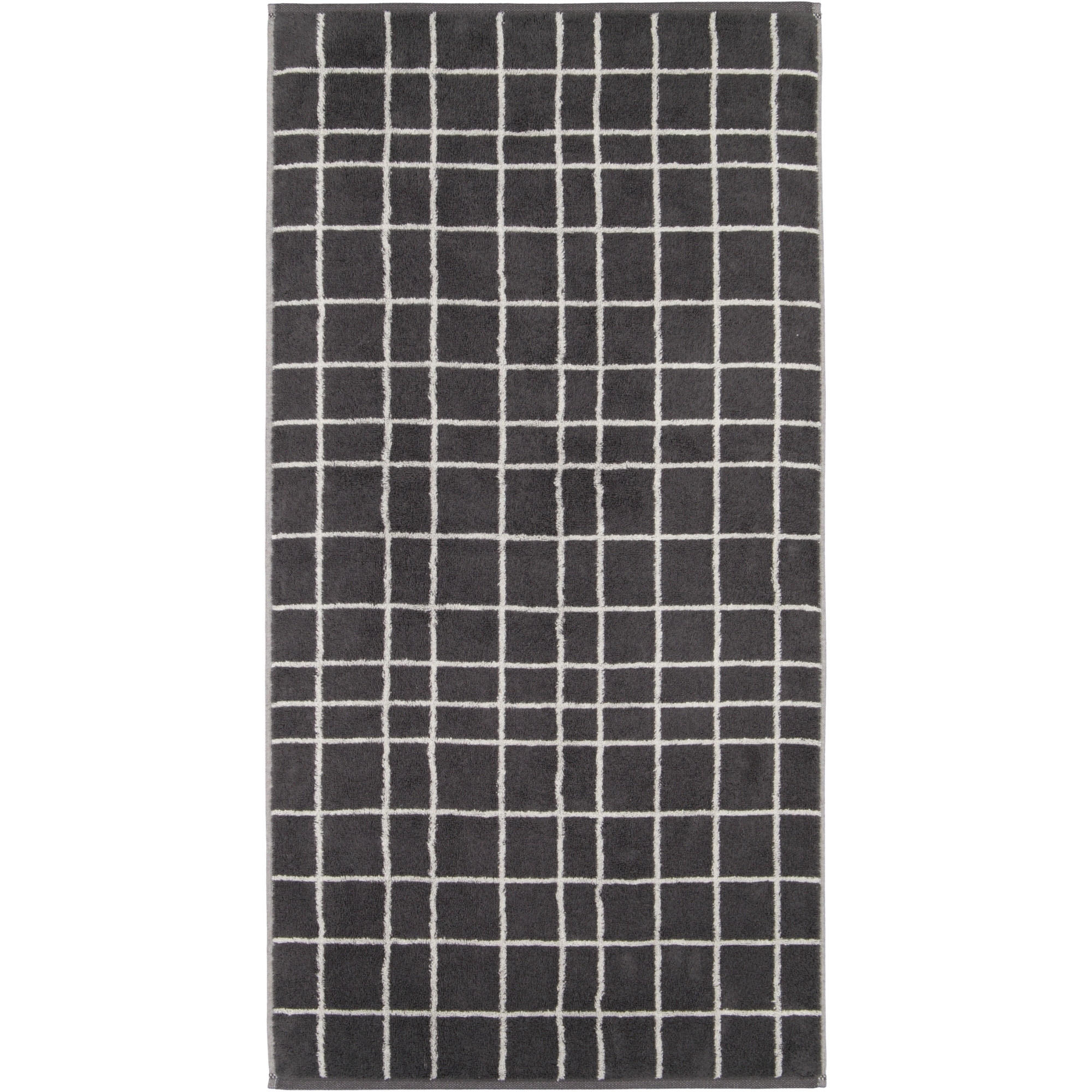 HANDTÜCHER ATELIER ALLOVER 6241 BASALT - 77 - Grau, Textil (50/100cm) - Cawoe
