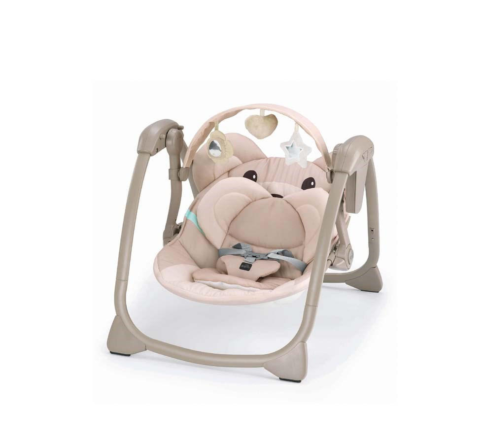 WIPPE Schaukel mit Spielzeugstange Midi - Rosa, Kunststoff (74/60/64cm) - Cam il Mondo del Bambino S.p.A.