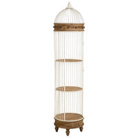 REGAL aus Holz und Metall 40x40x176 cm - Braun, Metall (40/176/40cm) - Wanderlust