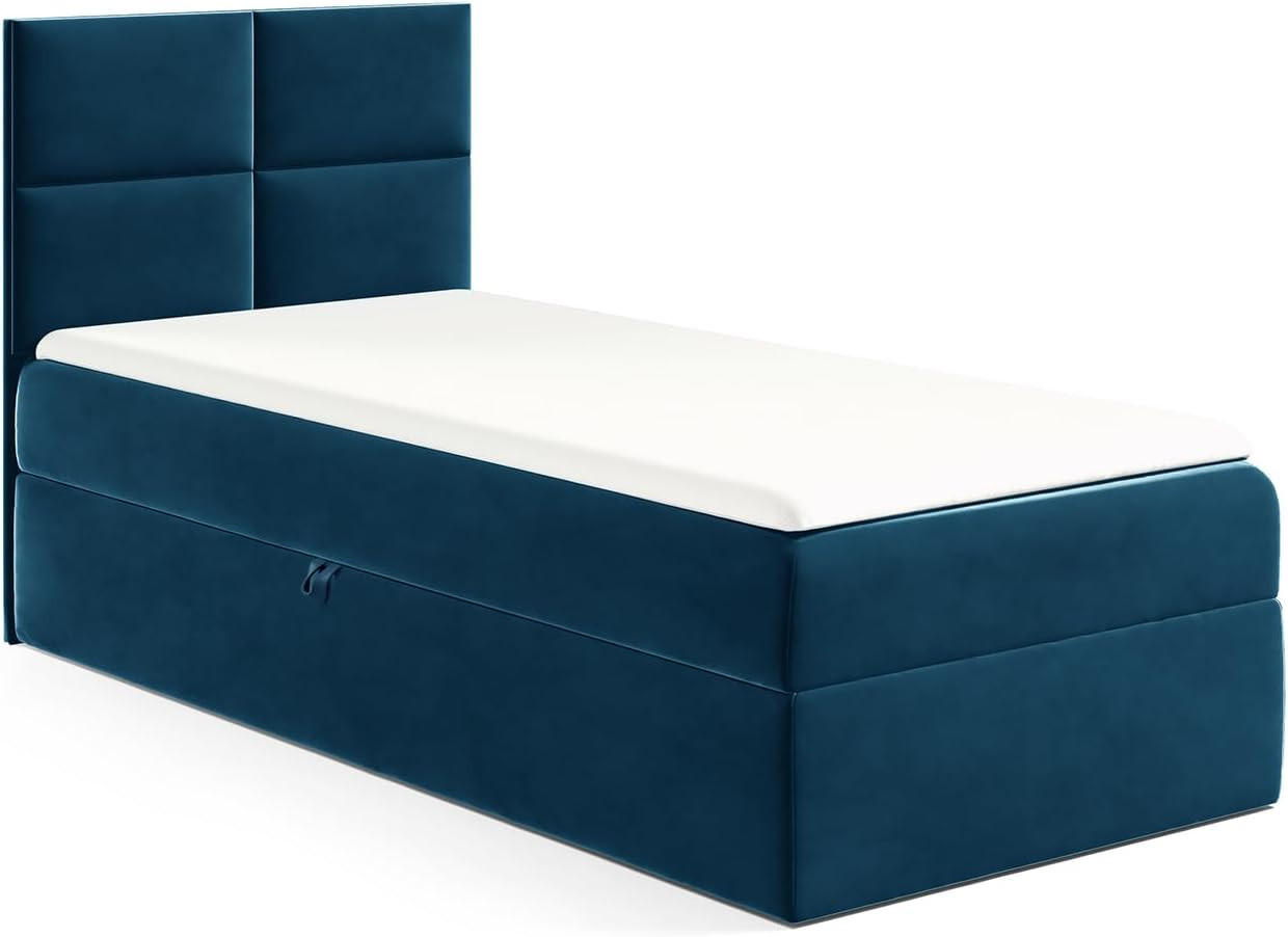 Meblini Kinderbett Dunkelblau 104x208 cm