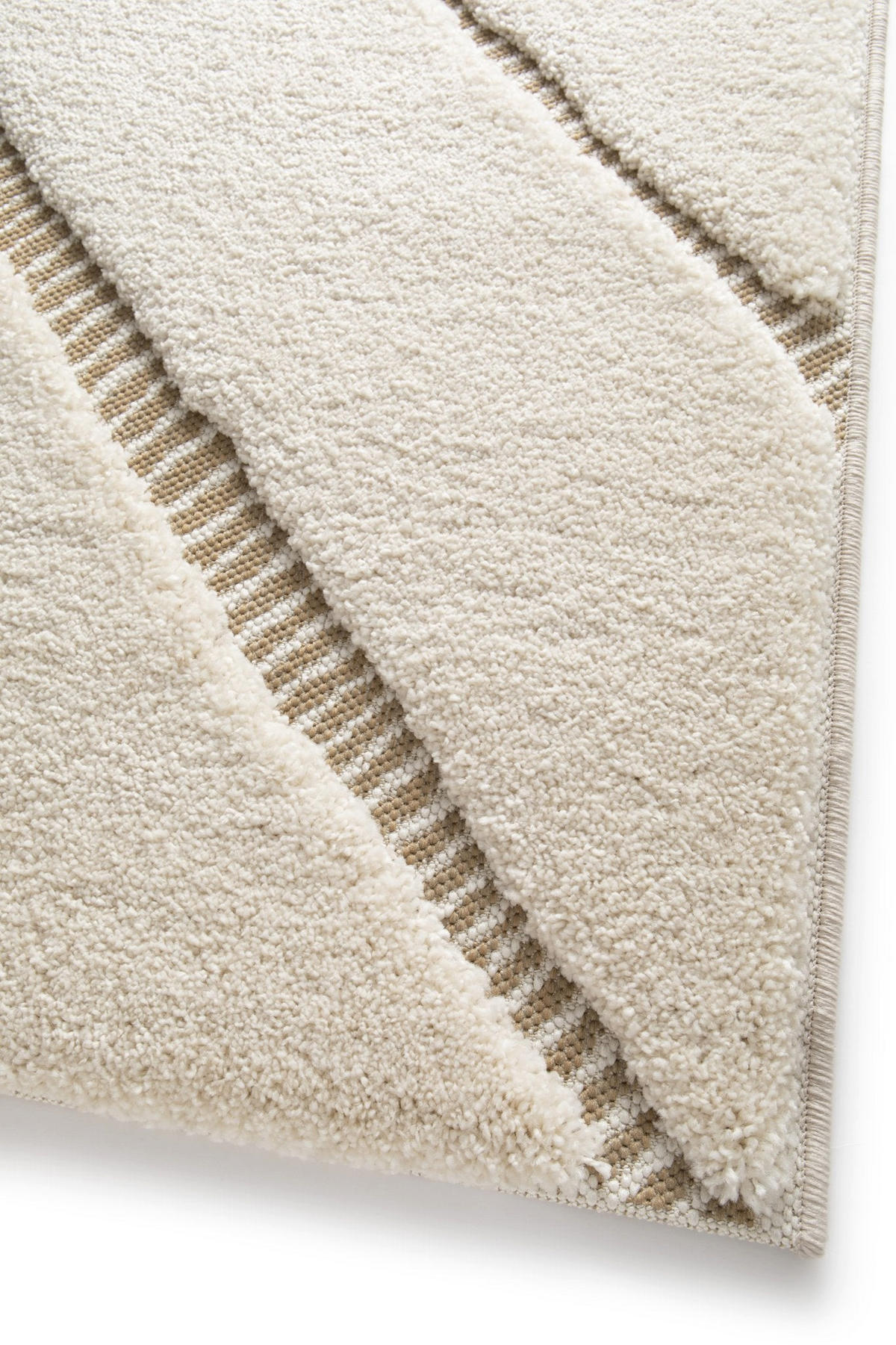 TEPPICH Design Relief-Effekt beige - Beige, Textil (200/290cm) - AFK Living