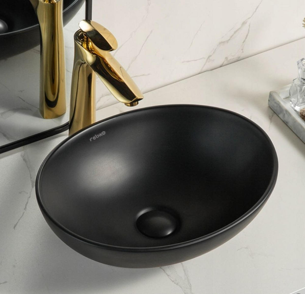 WASCHBECKEN, schwarz 41,5/33/15 cm - Schwarz, Keramik (41.5/15/33cm)