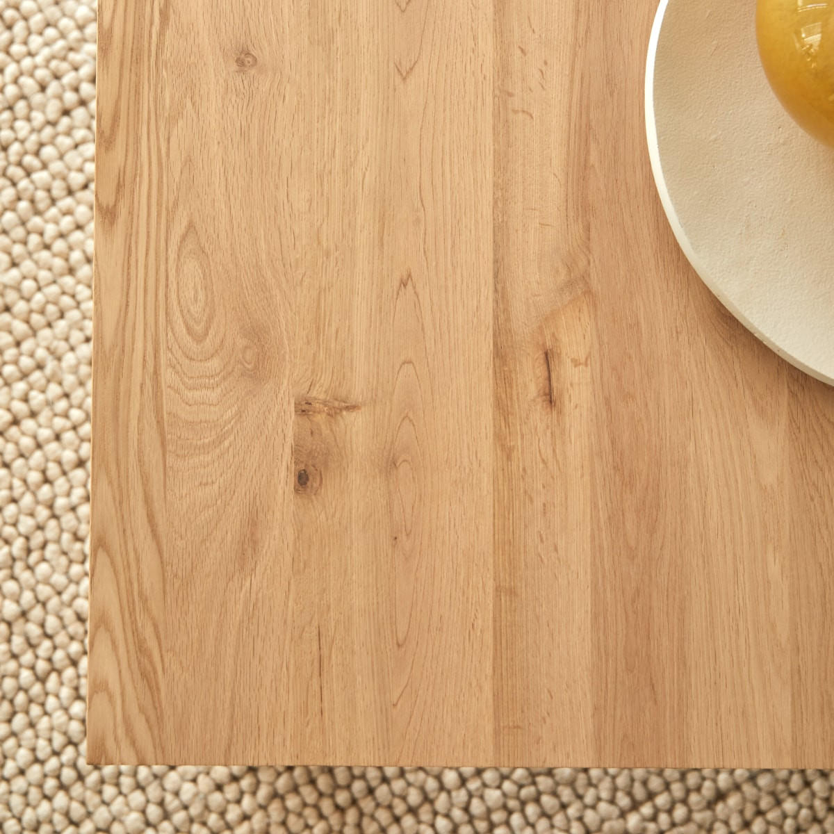 COUCHTISCH Eden Natur aus Eiche - Naturfarben, Holz (125/125/42cm) - Tikamoon