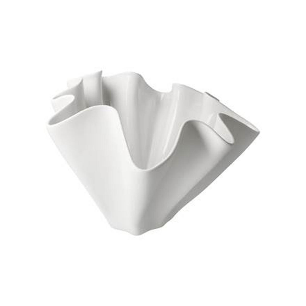 VASE Valentina, Biskuitporzellan, weiß, H 19.5 cm, 14005741 - Weiß, Keramik (19.5cm) - Goebel