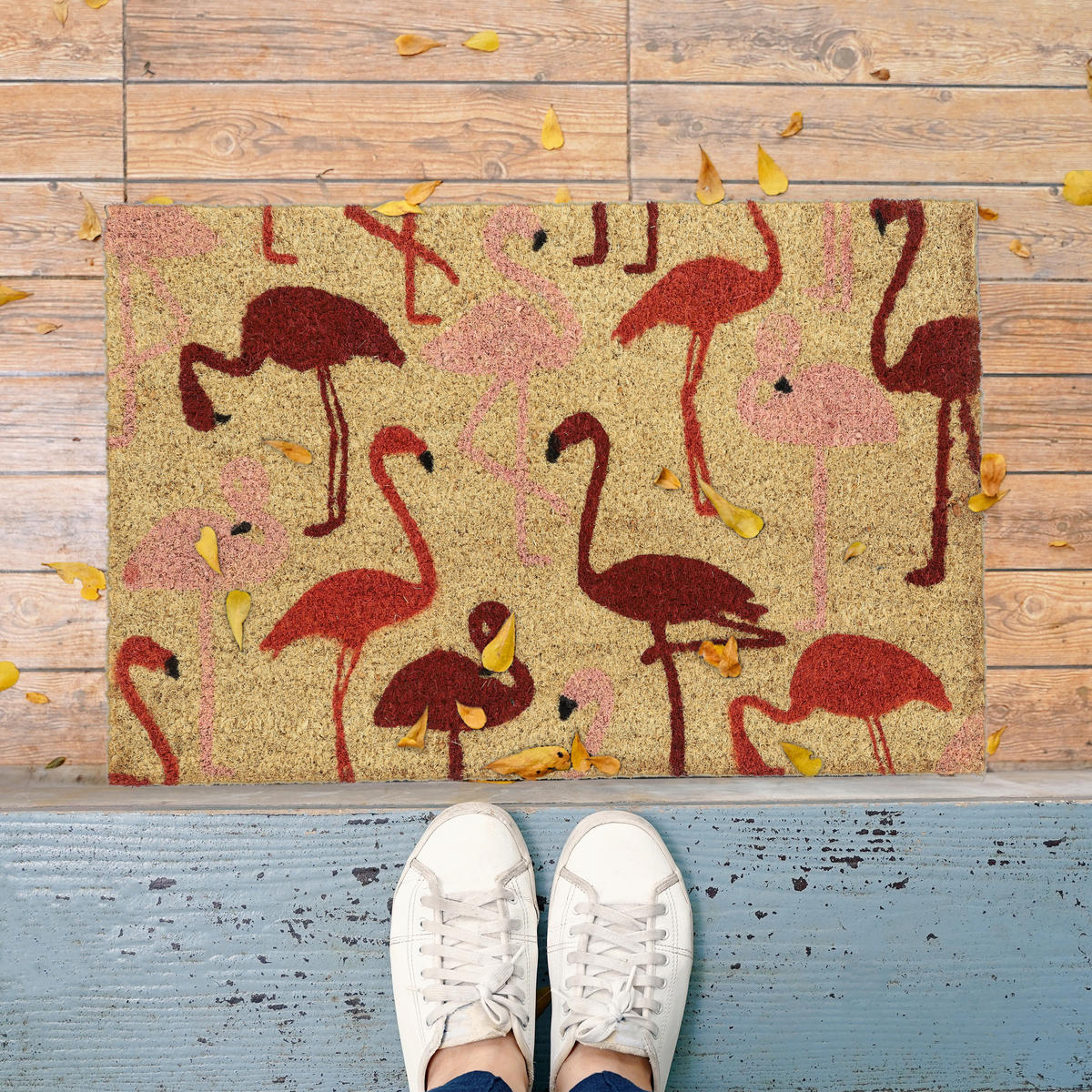 KOKOSFUSSMATTE - Multicolor, Kunststoff/Textil (60/40cm) - Relaxdays