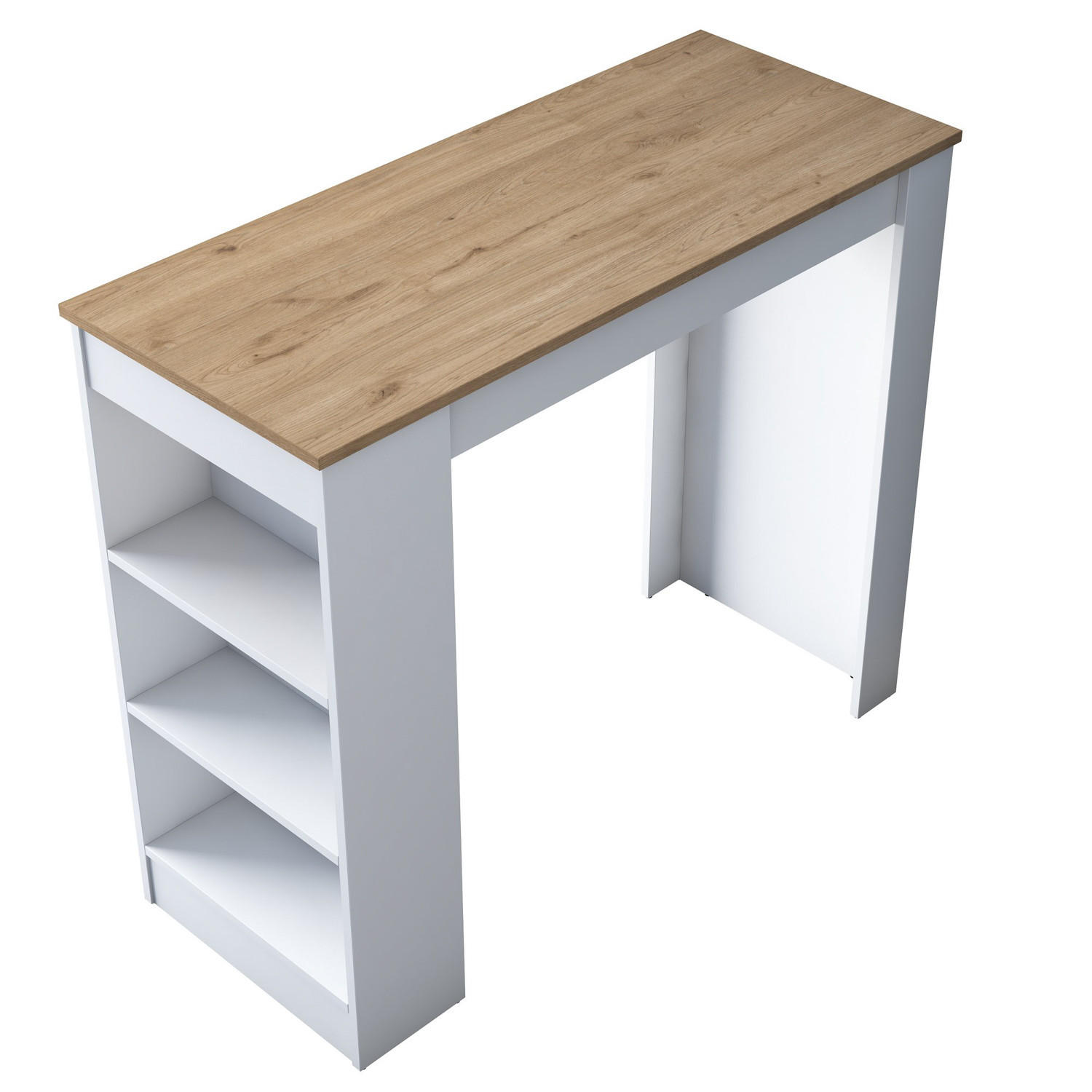 ESSTISCH juan Braun - Braun, Holz (120/50/100cm) - Habitat Garten