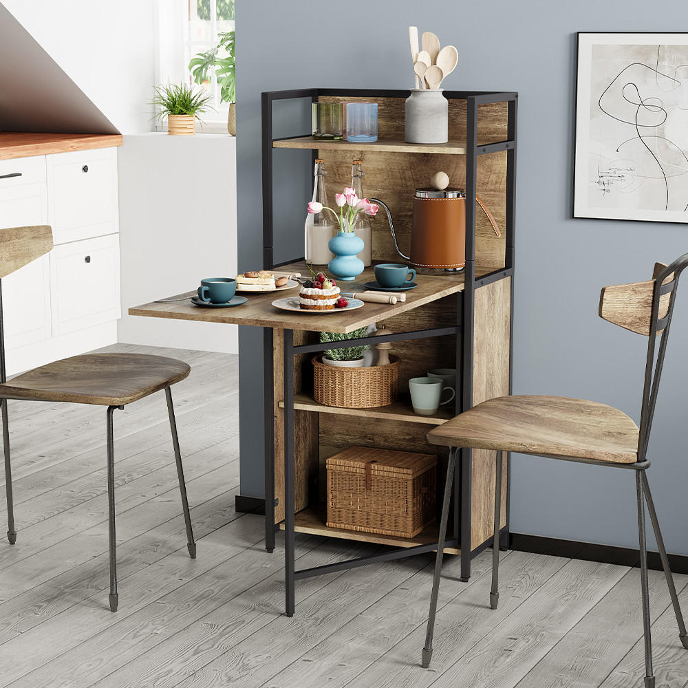 PSACÍ STŮL Savio Rustikální dub - divoký dub, kompozitní dřevo (30/57/120cm) - Vicco