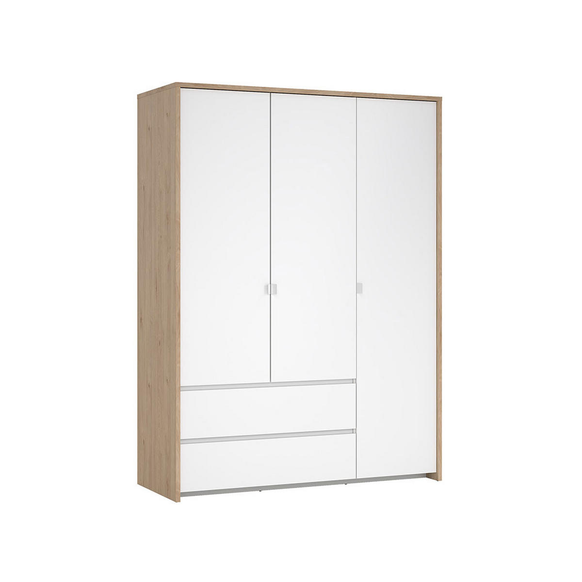 KLEIDERSCHRANK, Next, Weiß, Holzwerkstoff, 149 x 58 x 203 cm - Weiß, Holzwerkstoff (149/203/58cm) - ebuy24