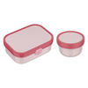 OBST- UND BENTOBOX Campus (2025) Cool Pink 300 & 750 ml 2er Set - Pink, Kunststoff (1/1/1cm) - Mepal