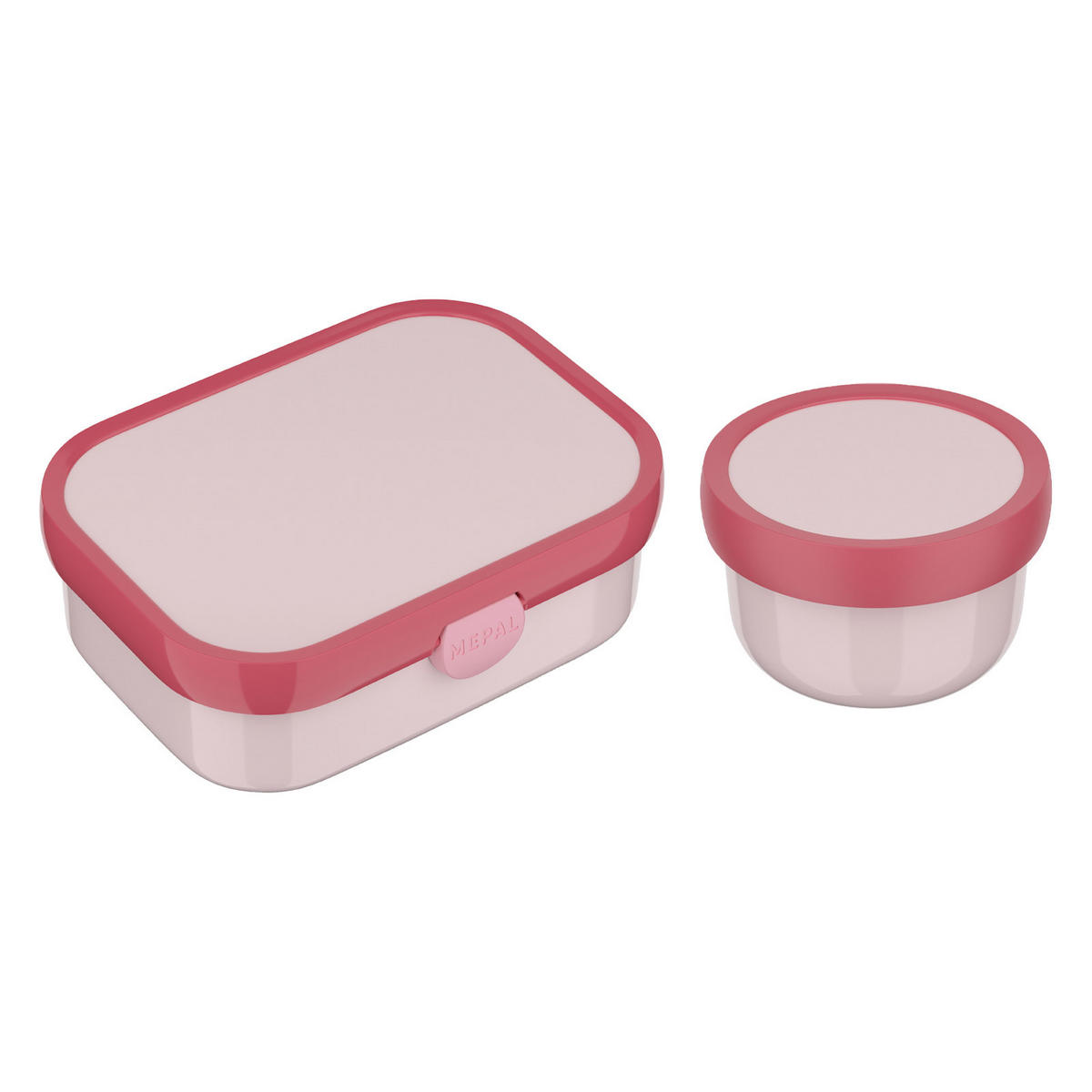 OBST- UND BENTOBOX Campus (2025) Cool Pink 300 & 750 ml 2er Set - Pink, Kunststoff (1/1/1cm) - Mepal
