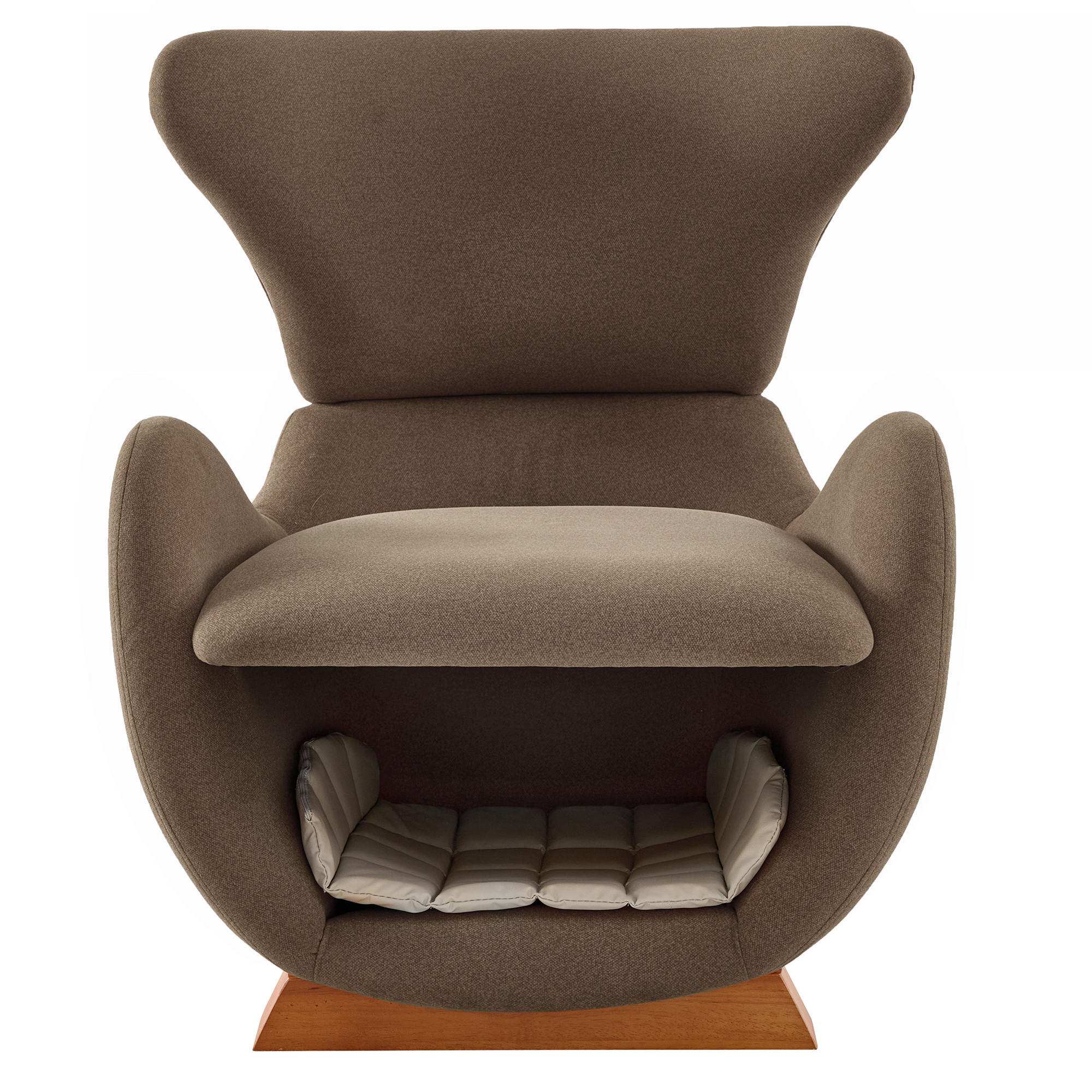 LOUNGESSESSSEL Walhai-Design - Braun, Textil (66/76/66cm) - FLIEKS