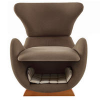 LOUNGESSESSSEL Walhai-Design - Braun, Textil (66/76/66cm) - FLIEKS