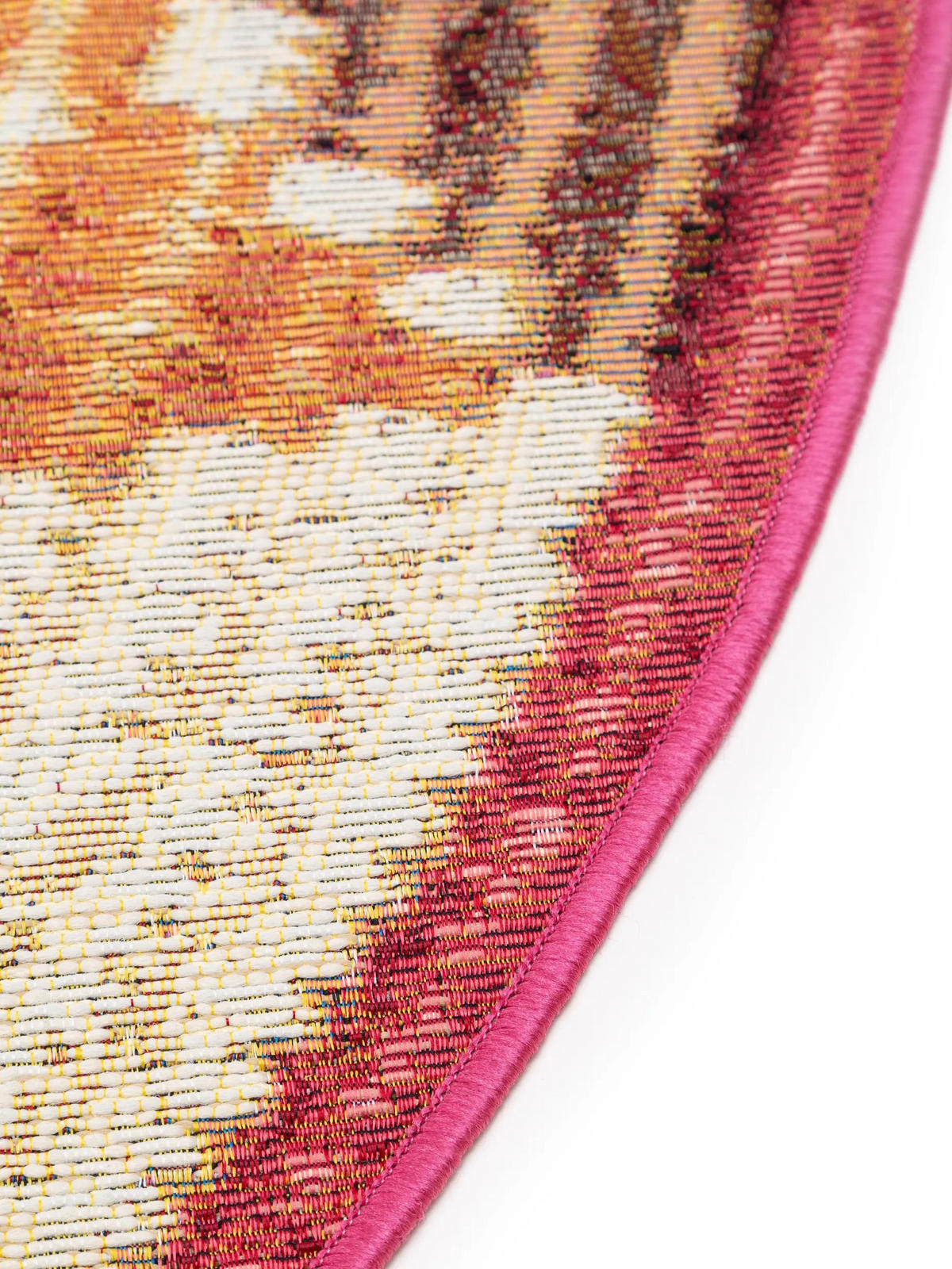 OUTDOORTEPPICH rund Kenya Multicolor ø 160 cm rund - Multicolor, Textil (160/160cm) - benuta Nest