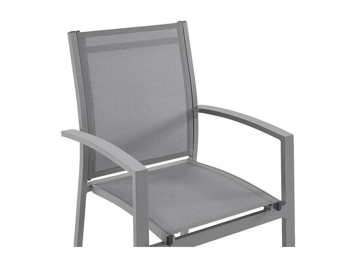 GARTENSTUHL - 2 Personen - metall - anthrazitgrau Telto - Anthrazit, Metall (55/89/61cm) - Vente-Unique