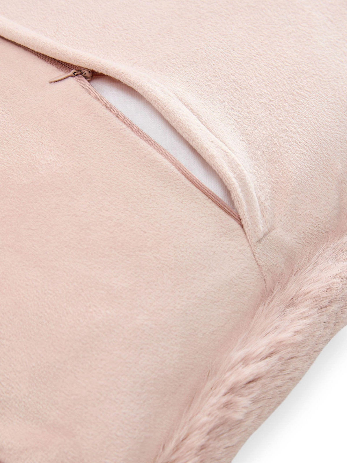 KISSENBEZUG Dave Rosa 45x45 cm - Rosa, Textil (45/45cm) - benuta Nest