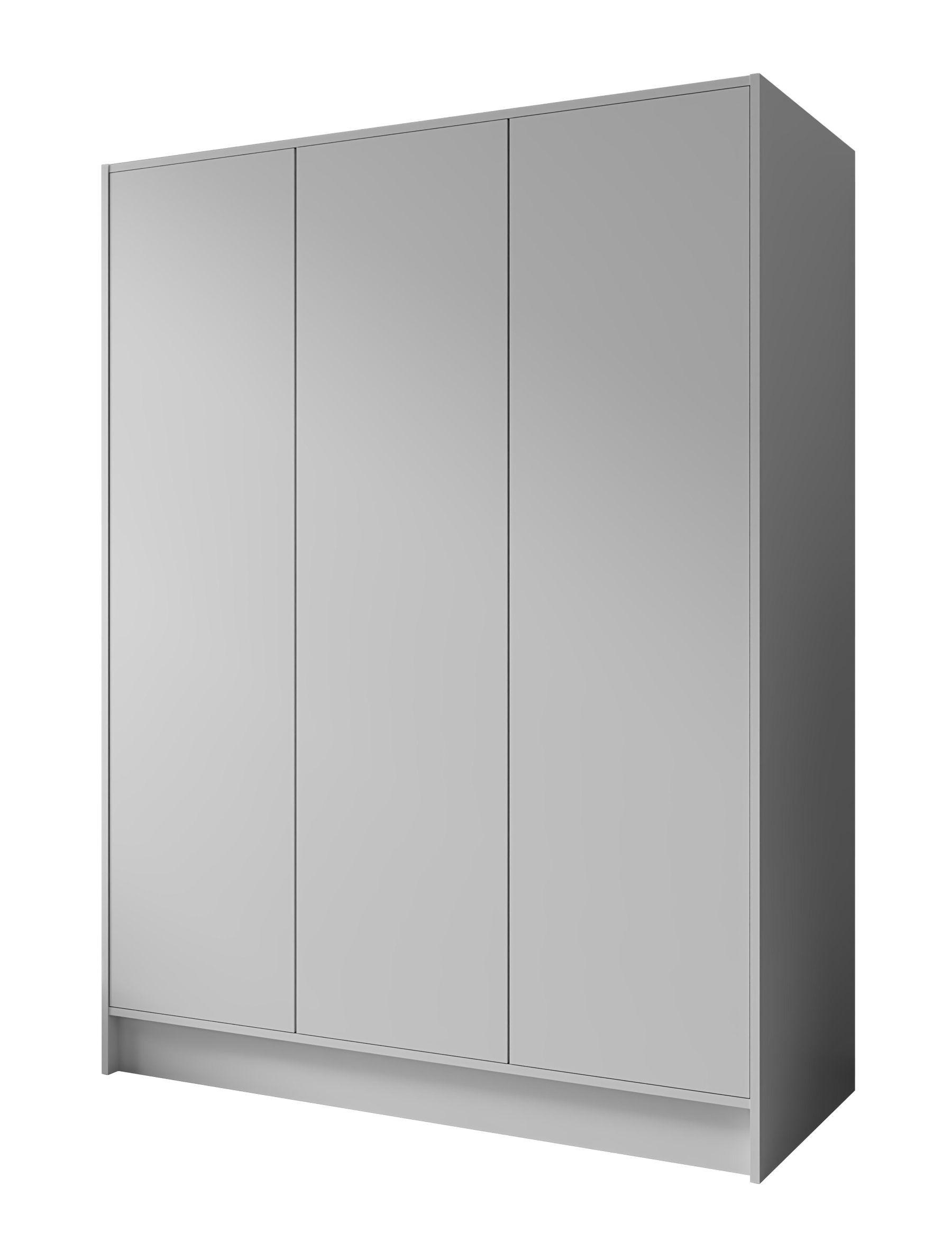 SCHRANK Weiß 150 ALA Glatt Ohne Spiegel Ohne Griffe - Weiß, Holzwerkstoff (150/200/51cm) - Sepro Meble