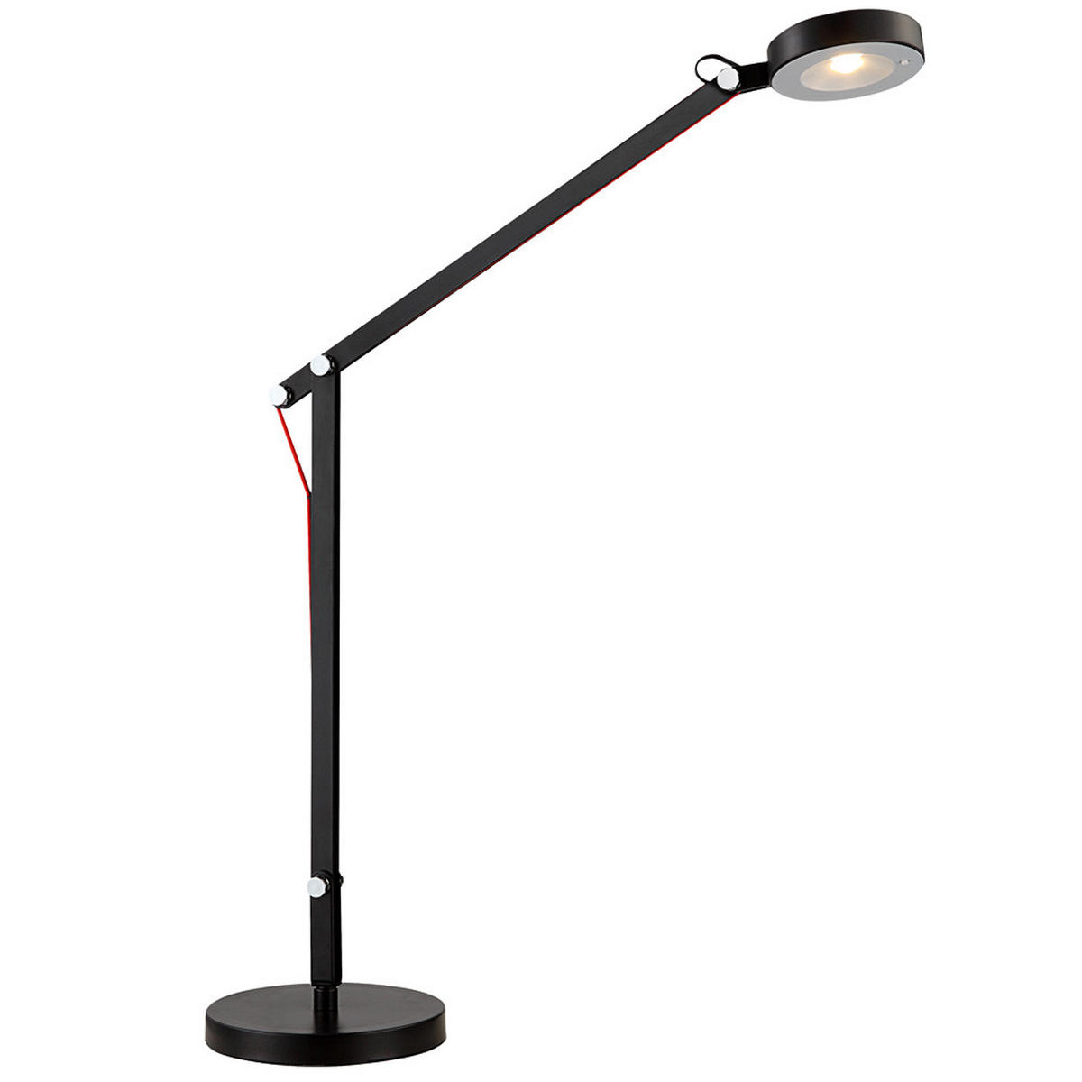 LED TISCHLEUCHTE WILO Schwarz - Schwarz, Metall (18/91/84cm) - Globo Lighting