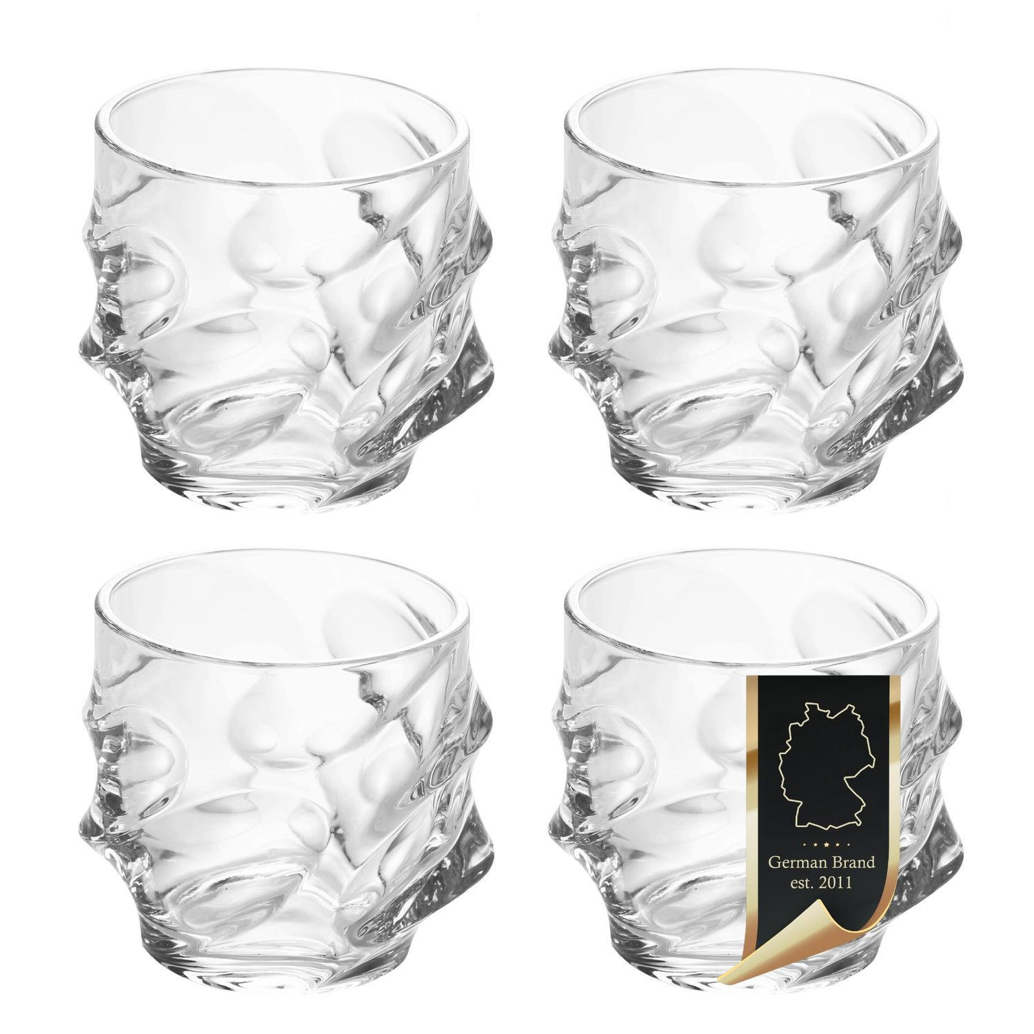 WHISKY GLAS Set (4-tlg.) - Transparent, Glas (0.3L) - Intirilife