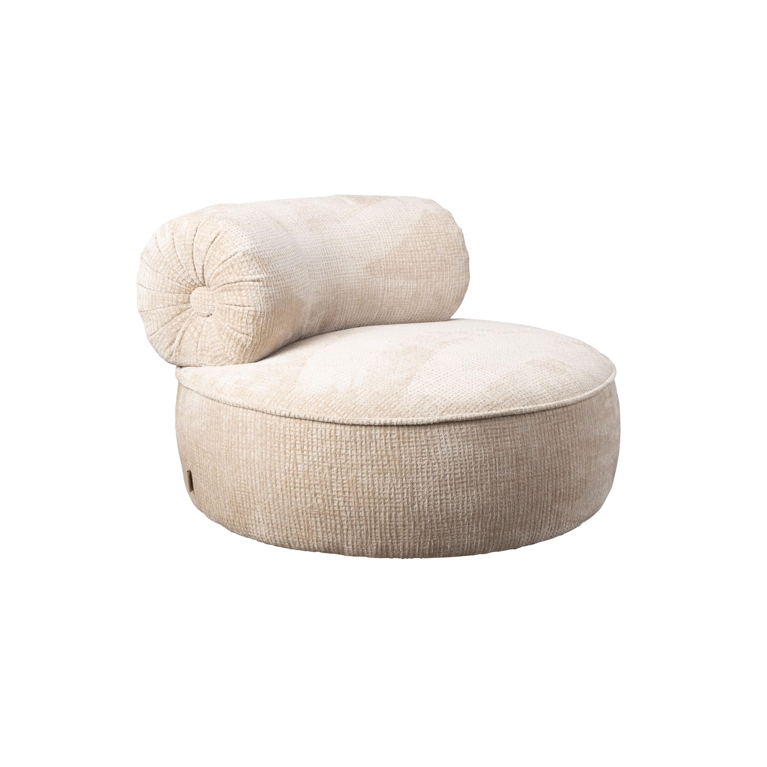SESSEL Tilbury Beige - Beige, Textil (100/73/100cm) - Dutchbone
