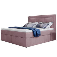 BOXBETT Vivre Bonellfederkern - Pink, Holz/Holzwerkstoff (180/200cm) - Best For Home