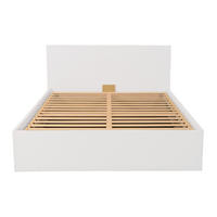 BETTKASTEN MADRID mit Lattenrost / Bett 140x200 - Weiß - Weiß, Holzwerkstoff (140/200cm) - Weber Industries