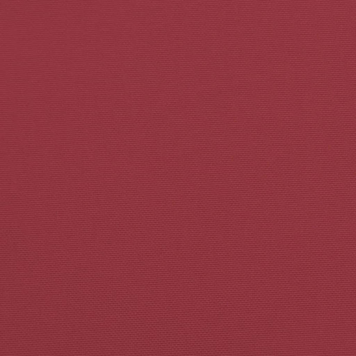 HOCHLEHNER-AUFLAGEN 4 Stk. Weinrot Oxford-Gewebe - Weinrot, Textil (50/7/120cm) - vidaXL