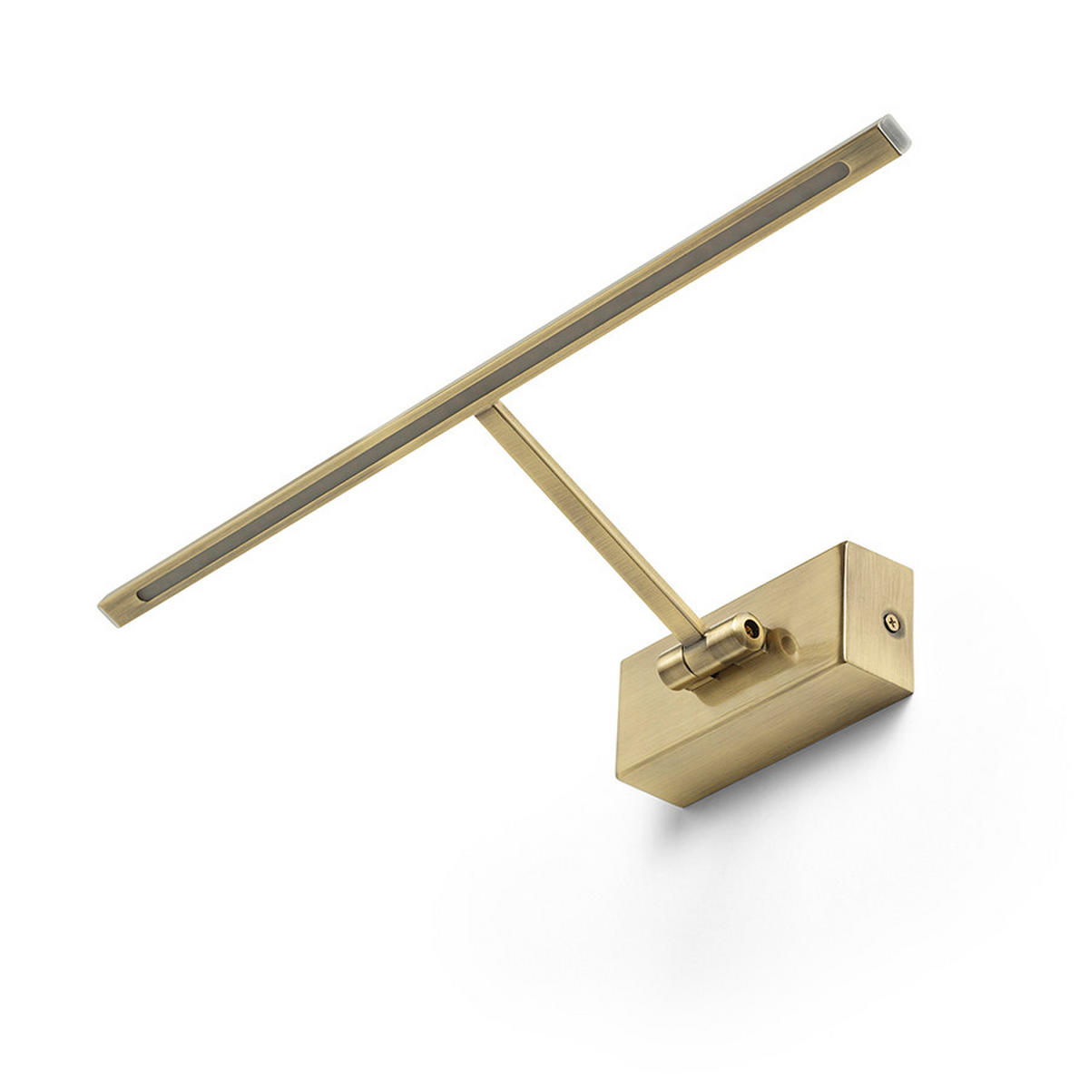 WANDLEUCHTE FRESCO 45 altes Messing 8 W - Goldfarben, Metall (185/5/45.5cm) - Rendl