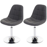 ESSZIMMERSTUHL Hellgrau 2er-Set - Hellgrau, Textil (47/84/50cm) - MCW