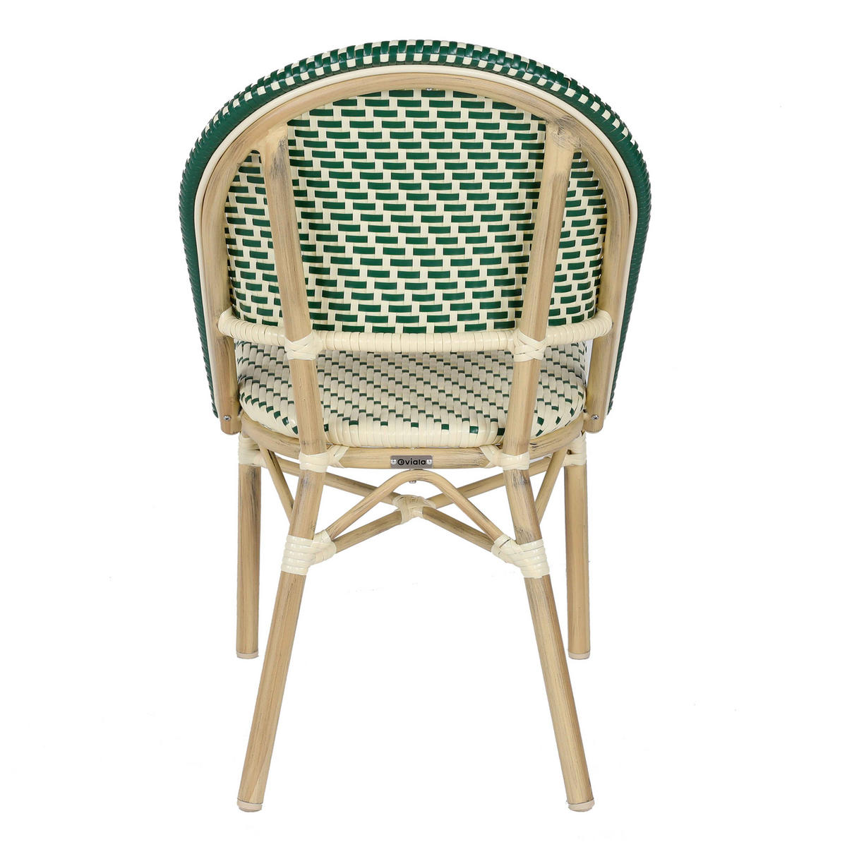 GARTENSTUHL, Grün - Grün, Holz (49/88/58cm) - Oviala