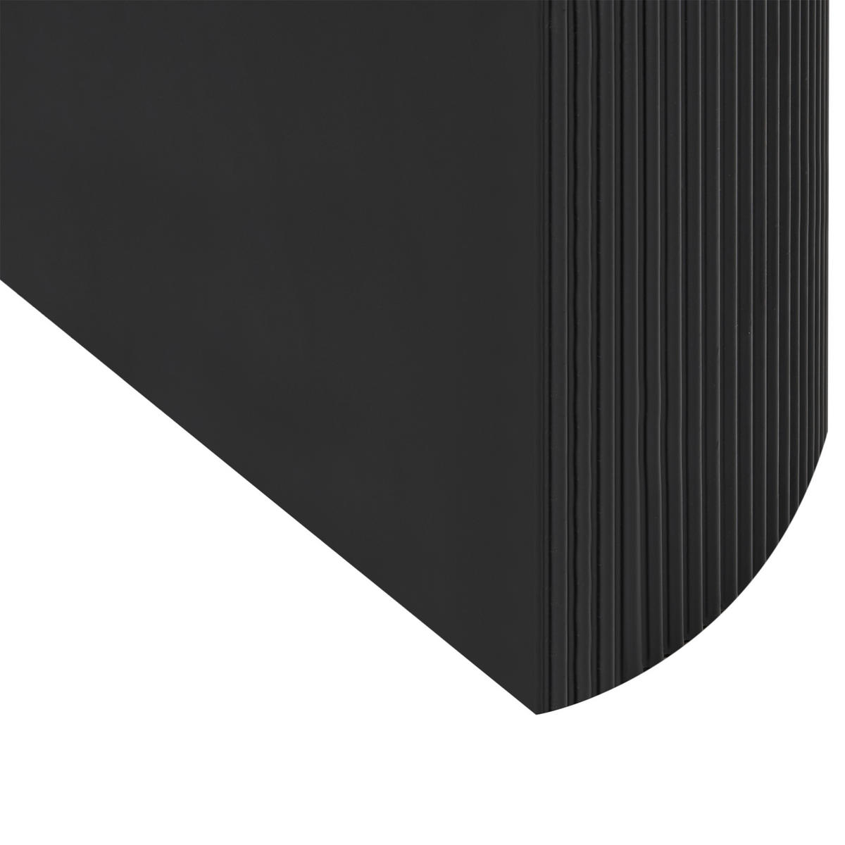 ESSTISCH Schwarz Savory - Schwarz, Holzwerkstoff (180/90/75cm) - Beliani